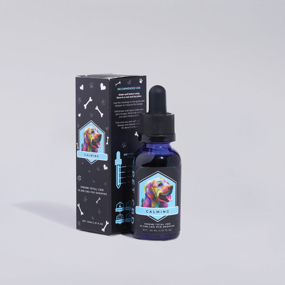 Calming CBD Pet Oil For Dogs 1000 MG