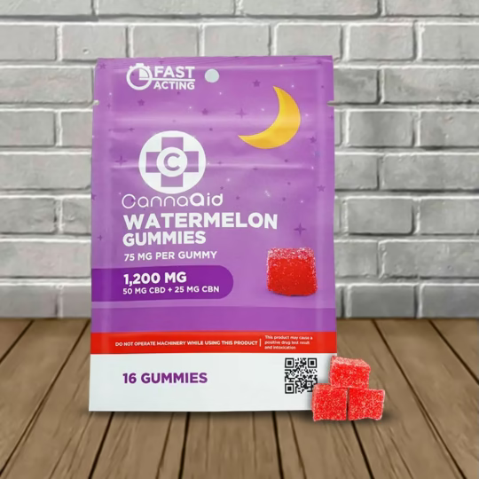 CannaAid CBD + CBN Gummies 1,200mg