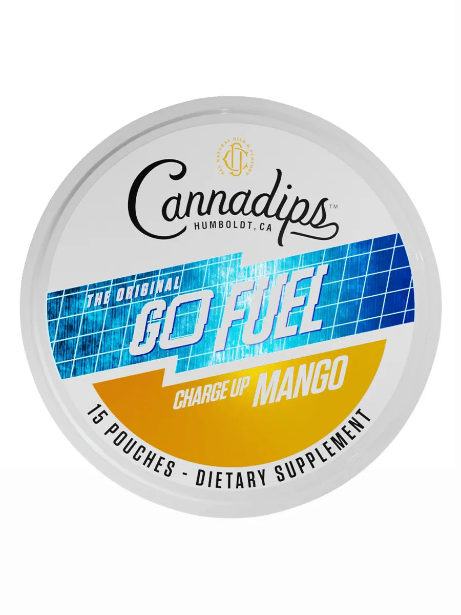 Cannadips CBG Go Fuel Charge Up Mango Pouches 15ct 150MG