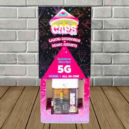 Caps All-In-One Liquid Diamonds + Magic Amanita 5g Disposable Best Sales Price - Vape Pens
