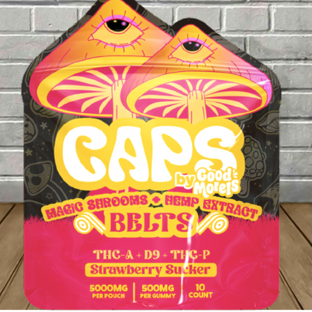 Caps Magic Shrooms + Hemp Extract Sour Belts Best Sales Price -