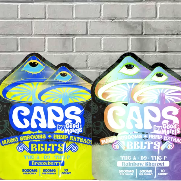 Caps Magic Shrooms + Hemp Extract Sour Belts Best Sales Price - CBD