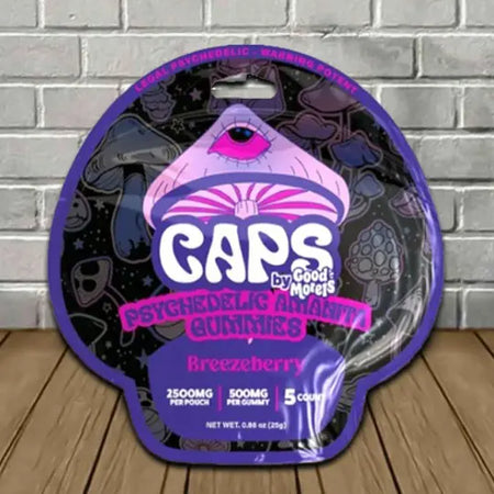 Caps Psychedelic Amanita Gummies By Good Morels Best Sales Price - Gummies