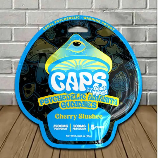 Caps Psychedelic Amanita Gummies By Good Morels Best Sales Price - Gummies