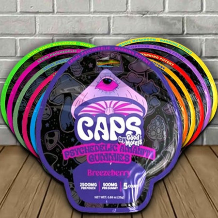 Caps Psychedelic Amanita Gummies By Good Morels Best Sales Price - Gummies