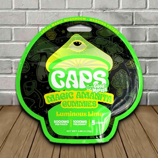 Caps Psychedelic Amanita Gummies By Good Morels Best Sales Price - Gummies