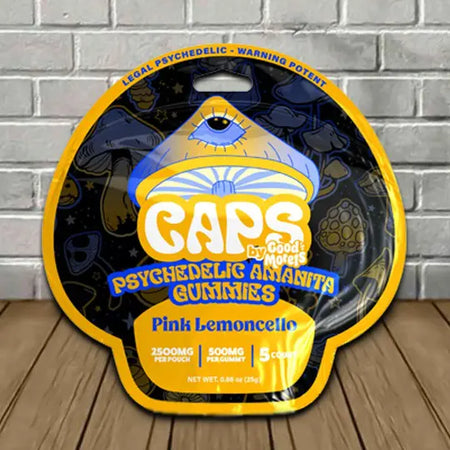 Caps Psychedelic Amanita Gummies By Good Morels Best Sales Price - Gummies
