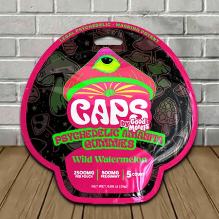 Caps Psychedelic Amanita Gummies By Good Morels Best Sales Price - Gummies
