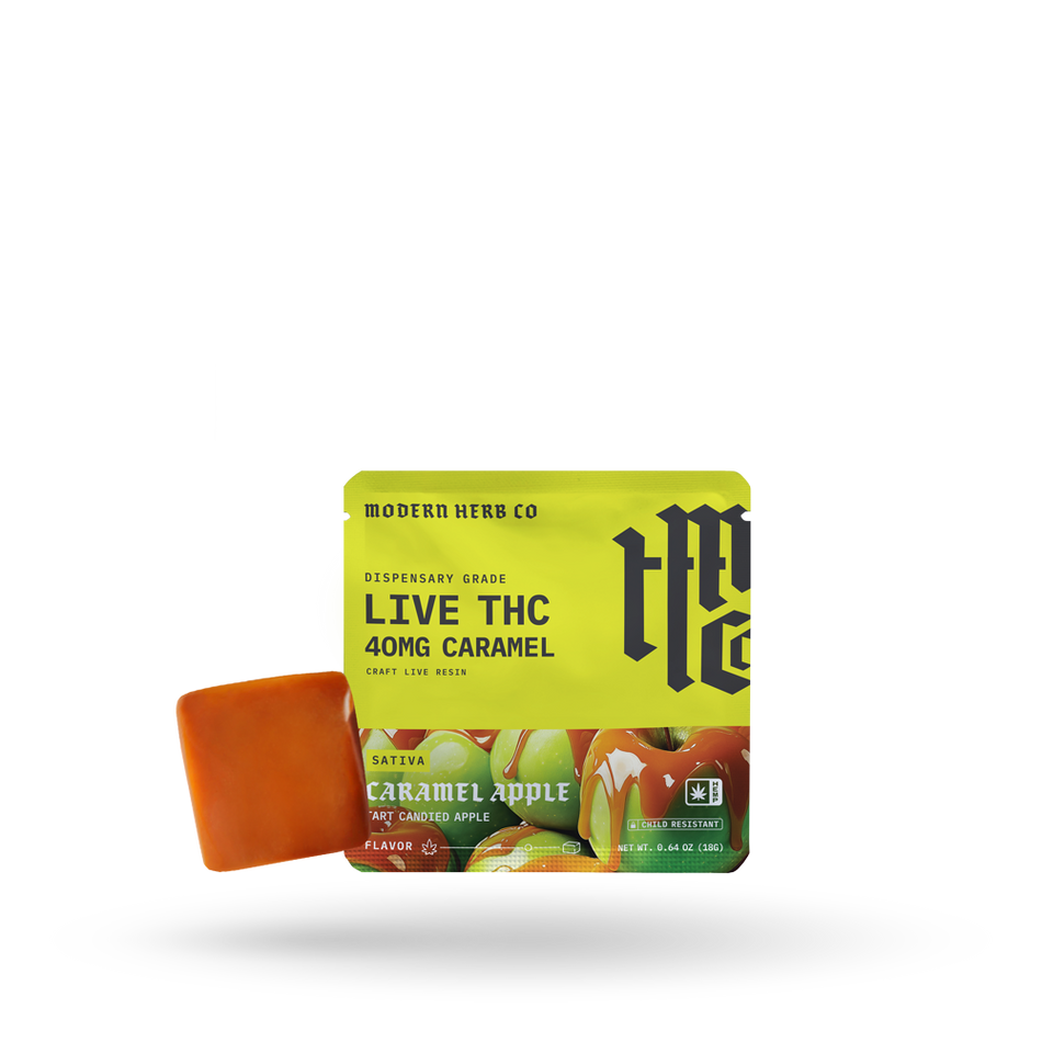 The Hemp Collect Live THC Caramel: Caramel Apple (Sativa), 1ct