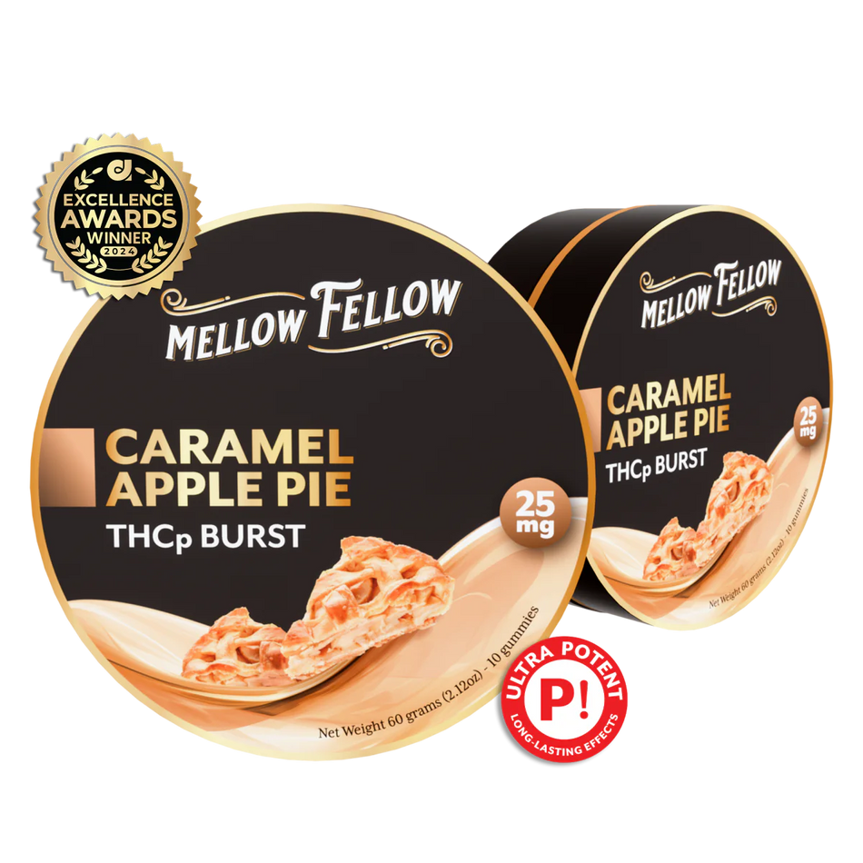 Mellow Fellow THCp Bursts Edibles - Caramel Apple Pie - 25mg