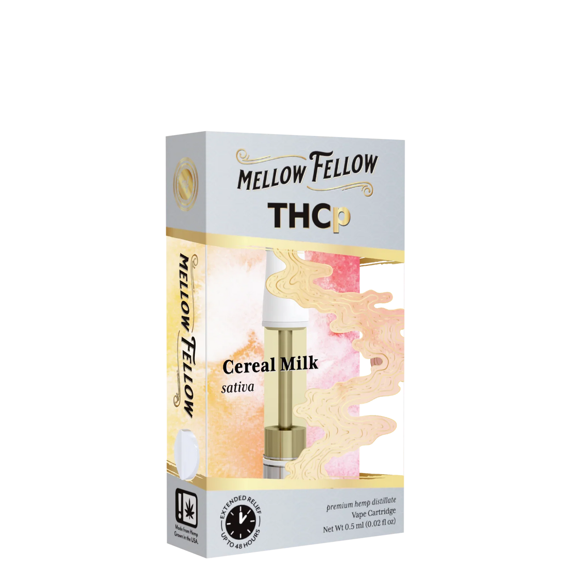 Mellow Fellow THCp 0.5ml Vape Cartridge - Cereal Milk (sativa) Best Sales Price - Vape Cartridges