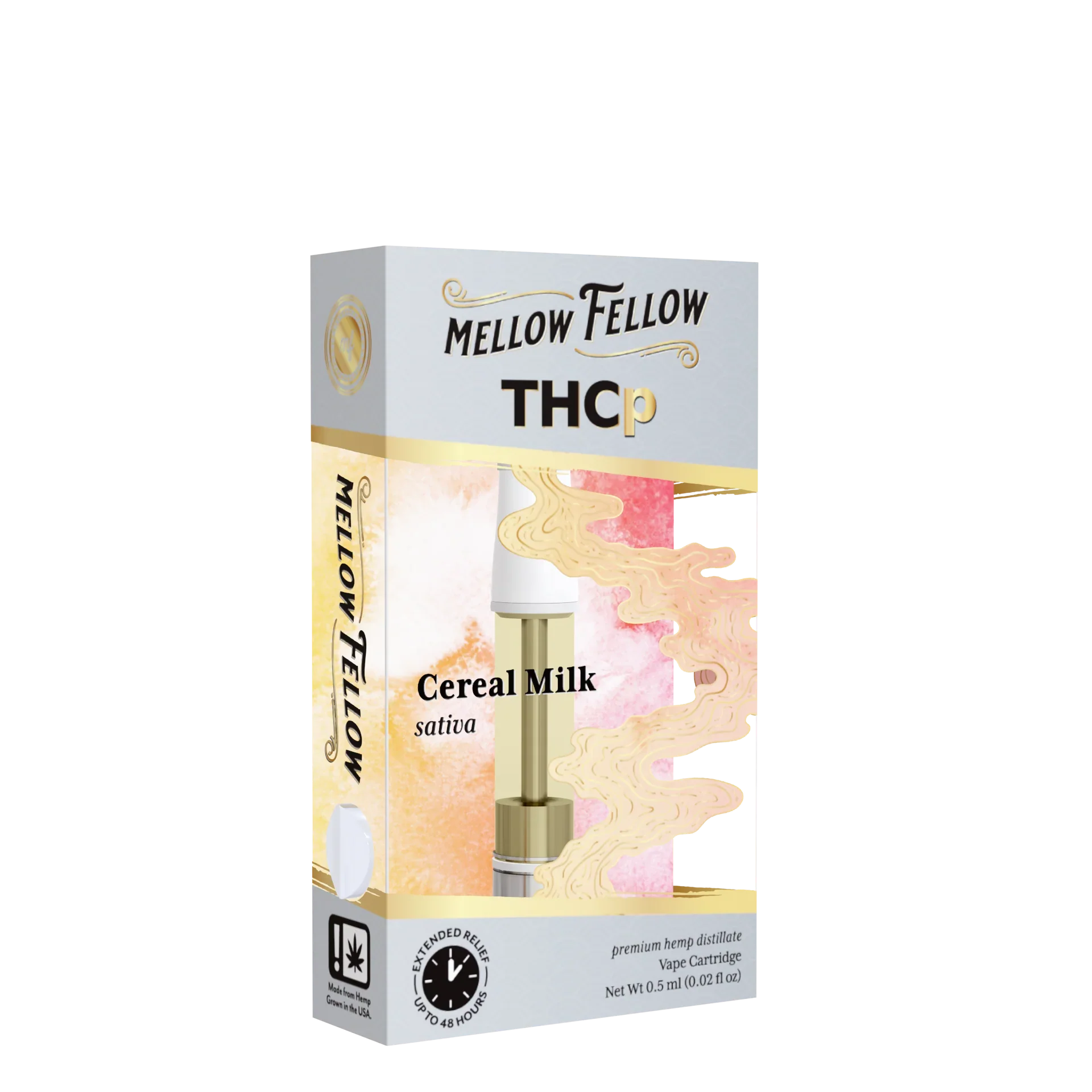Mellow Fellow THCp 0.5ml Vape Cartridge - Cereal Milk (sativa) Best Sales Price - Vape Cartridges