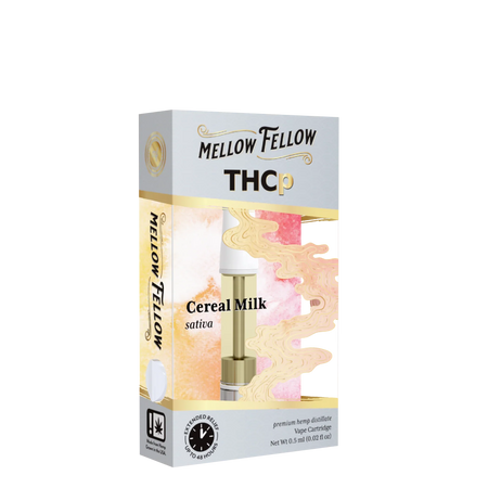 Mellow Fellow THCp 0.5ml Vape Cartridge - Cereal Milk (sativa) Best Sales Price - Vape Cartridges