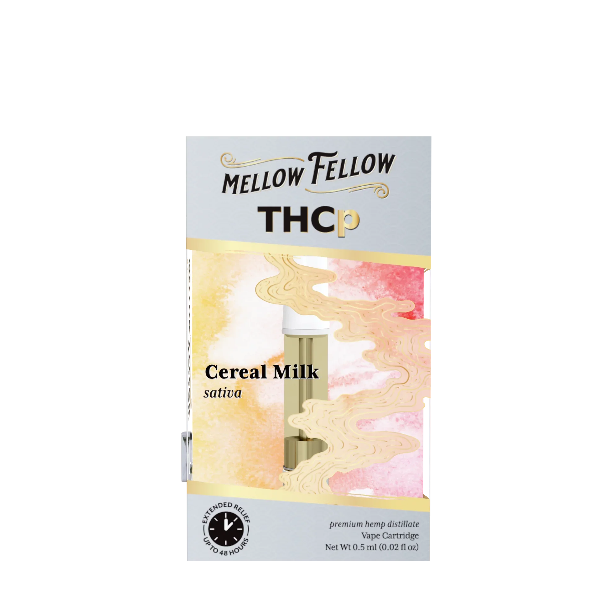 Mellow Fellow THCp 0.5ml Vape Cartridge - Cereal Milk (sativa) Best Sales Price - Vape Cartridges