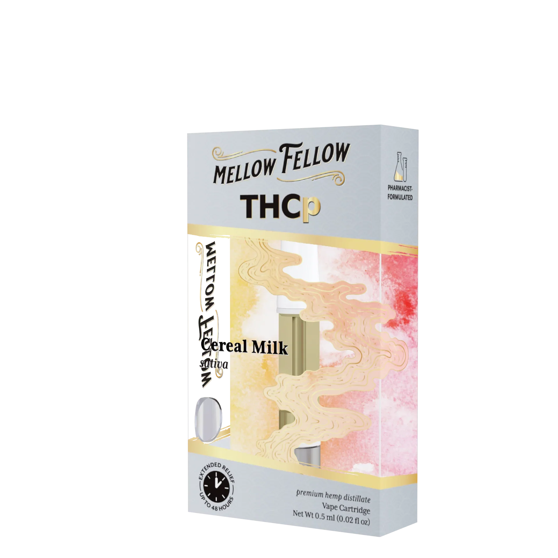 Mellow Fellow THCp 0.5ml Vape Cartridge - Cereal Milk (sativa) Best Sales Price - Vape Cartridges