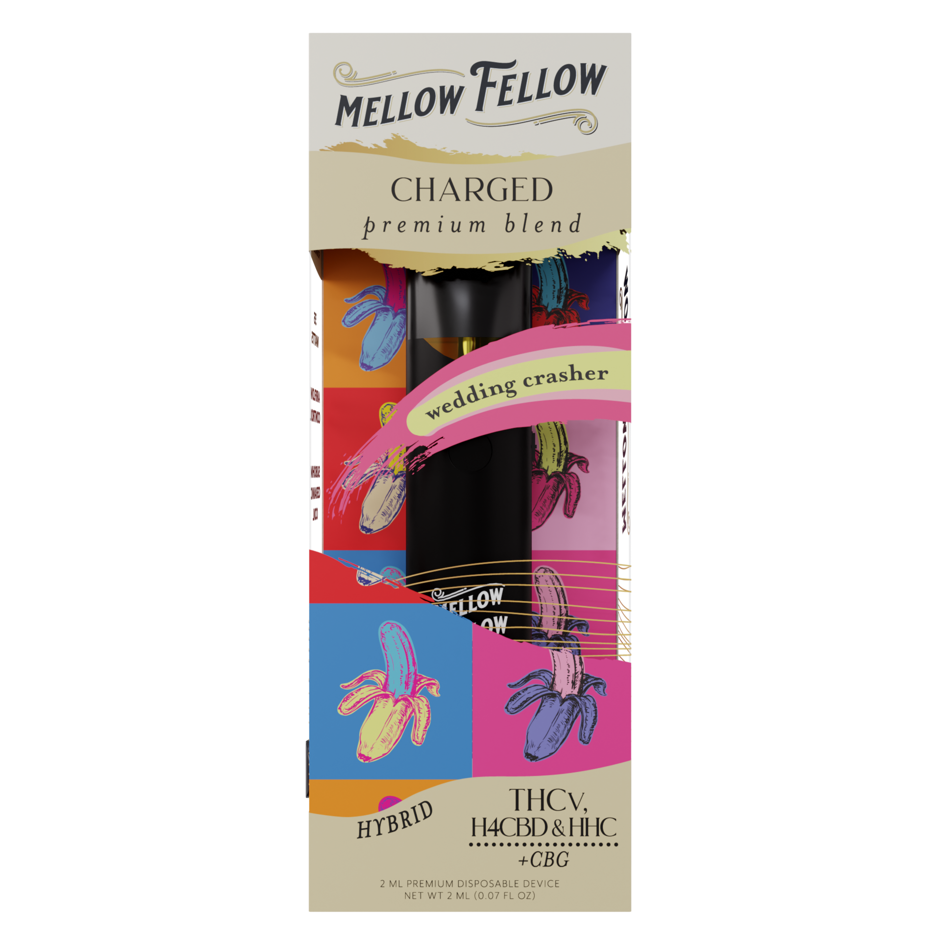 Mellow Fellow Charged Blend 2ml Disposable Vape Wedding Crasher Best Sales Price - Vape Pens