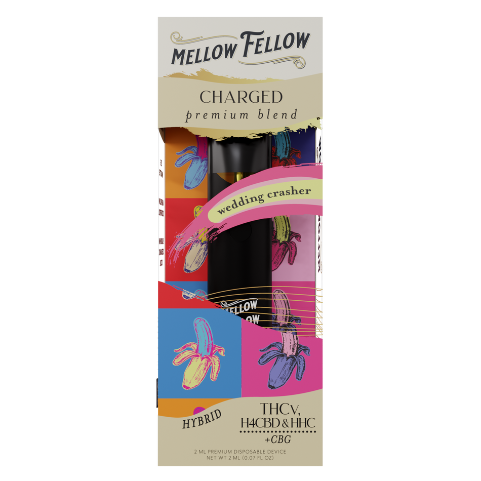 Mellow Fellow Charged Blend 2ml Disposable Vape Wedding Crasher Best Sales Price - Vape Pens
