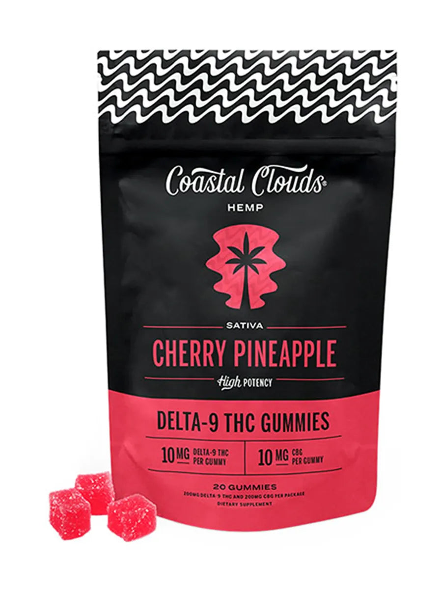 Cherry Pineapple Coastal Clouds Delta 9 THC Gummies 20ct
