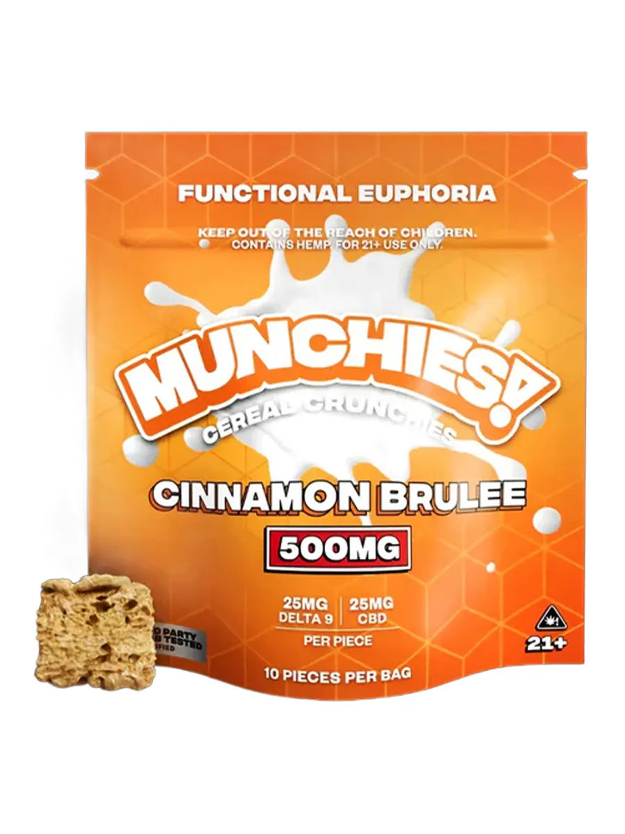 Cinnamon Brulee Munchies D9 Cereal Crunchies 500MG 10ct