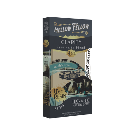 Mellow Fellow Clarity Blend 4ml Live Resin Disposable Vape Lamb's Bread Best Sales Price - Vape Pens