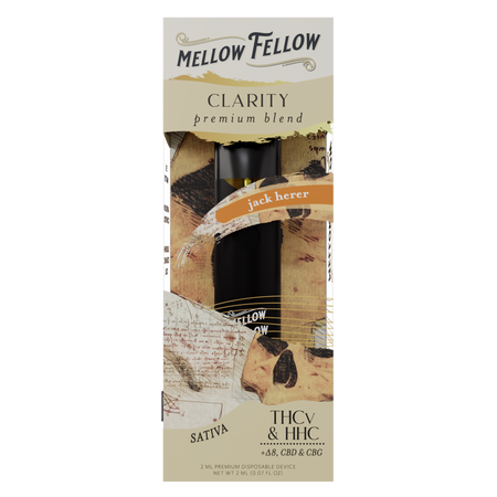 Mellow Fellow Clarity Blend 2ml Disposable Vape Jack Herer Best Sales Price - Vape Pens