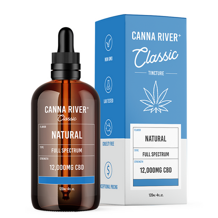 Canna River CBD Oil - Classic Full Spectrum Tincture - Natural Best Price