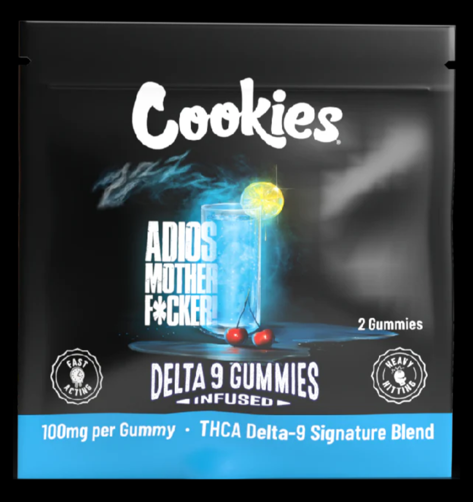 Delta 9 Gummies 2 Pack – Adios MF – Cookies