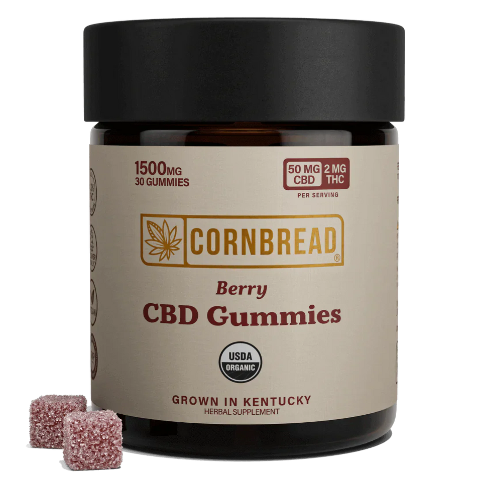 Cornbread Berry CBD Gummies 1500mg
