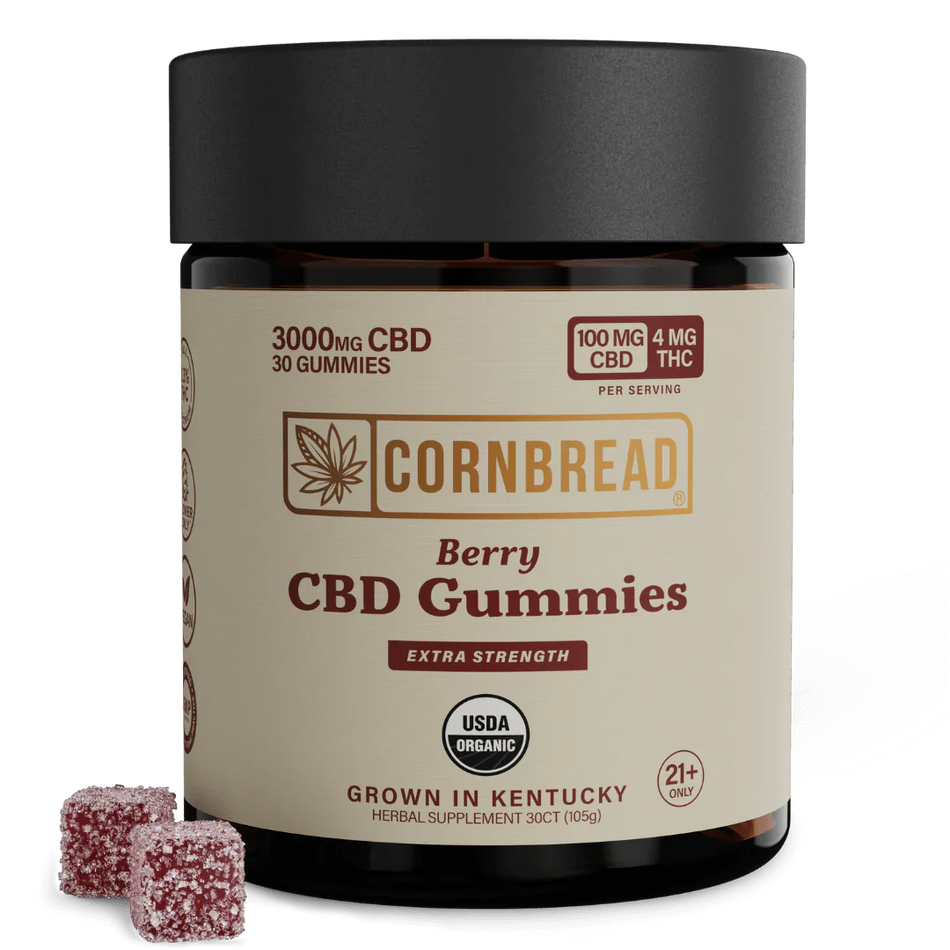 Cornbread Berry CBD Gummies 3000mg