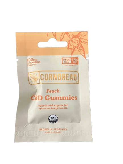 Cornbread CBD 50mg : THC 2mg Gummies 2ct