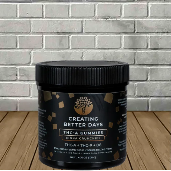 Creating Better Days THCa + THCP + D8 Gummies 1560mg Best Sales Price - Gummies
