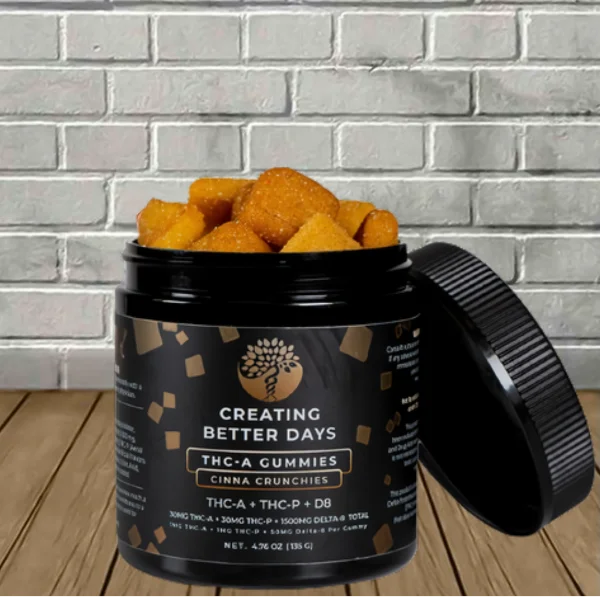 Creating Better Days THCa + THCP + D8 Gummies 1560mg Best Sales Price - Gummies