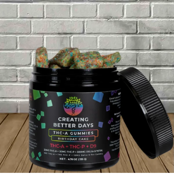 Creating Better Days THCa + THCP + D9 Gummies 360mg Best Sales Price - Gummies