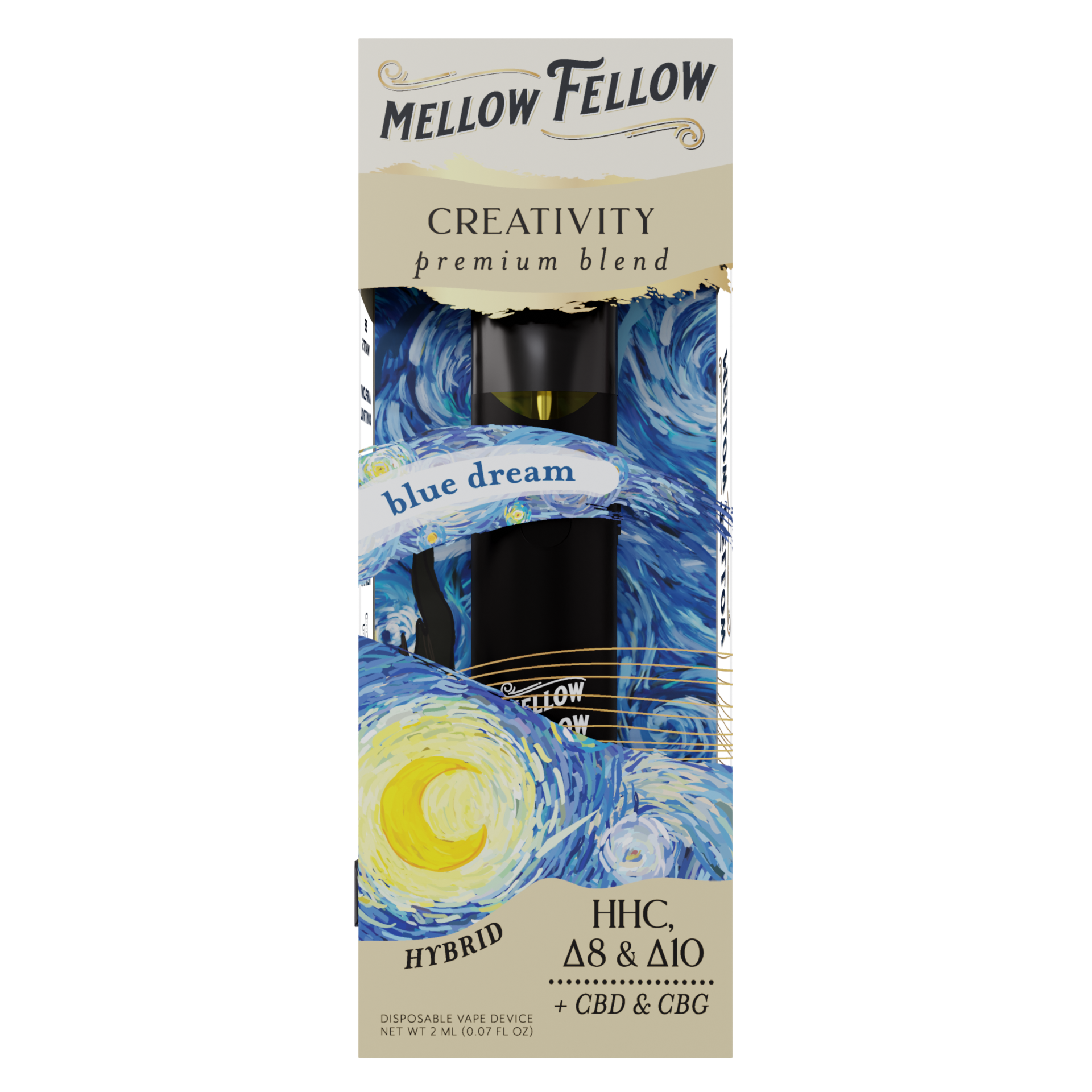 Mellow Fellow Creativity Blend 2ml Disposable Vape Blue Dream Best Sales Price - Vape Pens