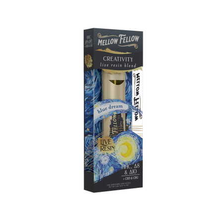 Mellow Fellow Creativity Blend 2ml Live Resin Disposable Vape Blue Dream Best Sales Price - Vape Pens