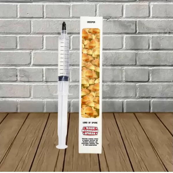 Creeper Magic Mushroom Spore Syringe
