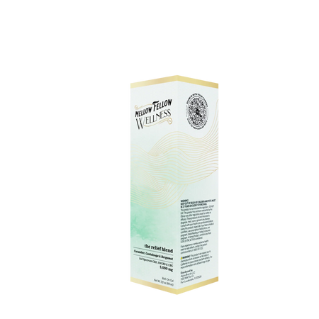 Wellness Roll On Gel - Relief Blend - Cucumber, Cantaloupe and Bergamot - 5000mg Best Sales Price - Topicals