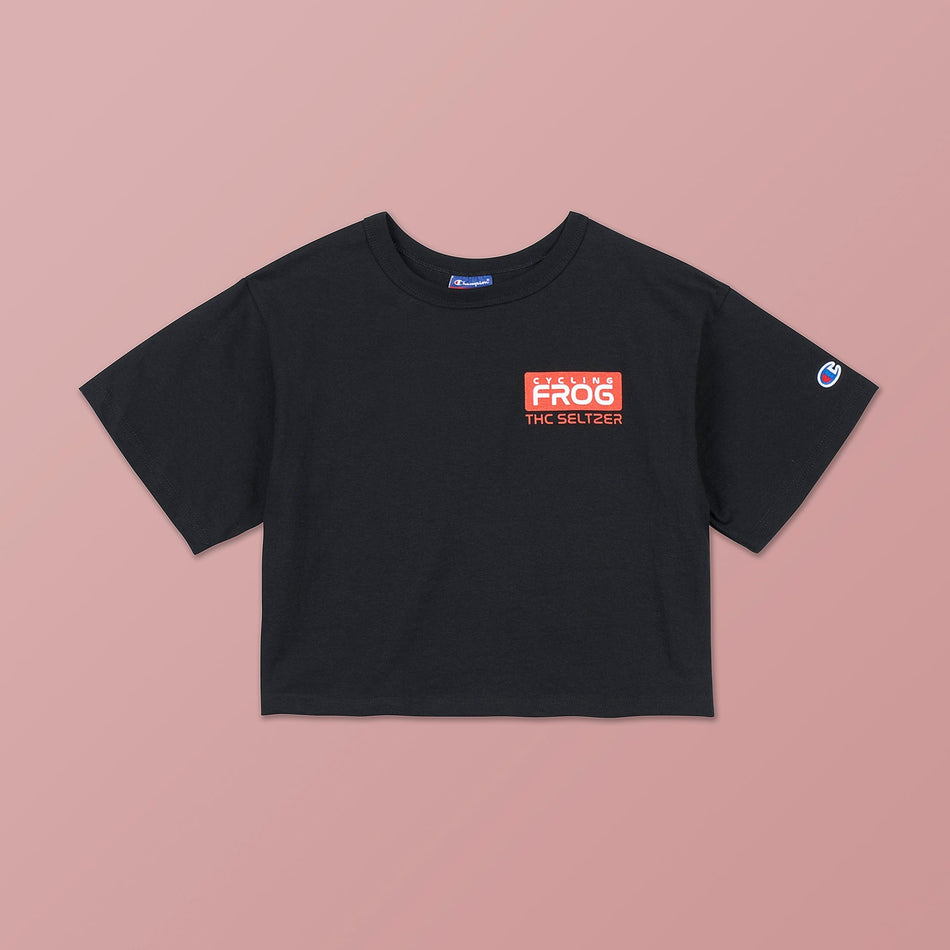 Cycling Frog Space Crop Top