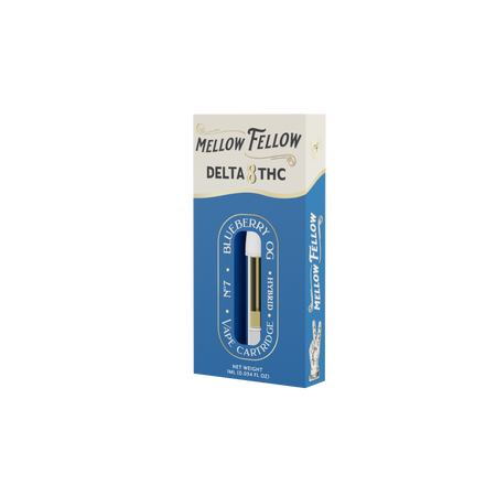 Mellow Fellow Delta 8 1ml Vape Cartridge Blueberry OG Best Sales Price - Vape Cartridges
