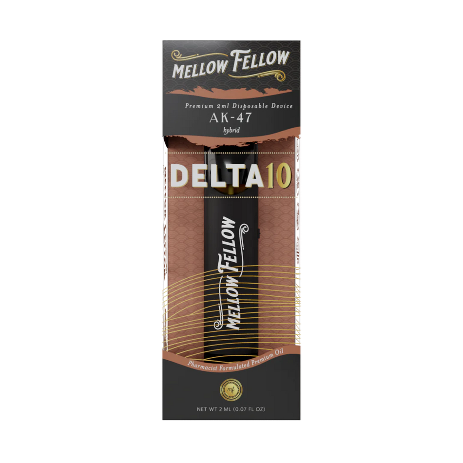 Mellow Fellow Delta 10 THC Premium 2ml Disposable Vape AK-47 Best Sales Price - Vape Pens