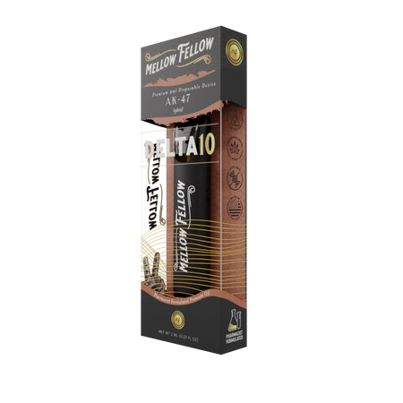 Mellow Fellow Delta 10 THC Premium 2ml Disposable Vape AK-47 Best Sales Price - Vape Pens