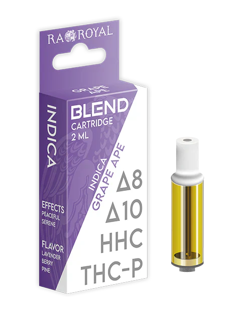 RA Royal CBD | Delta 8 + THC-P + Delta 10 + HHC Blend Vape Cartridge - 2mL Best Sales Price - Vape Cartridges