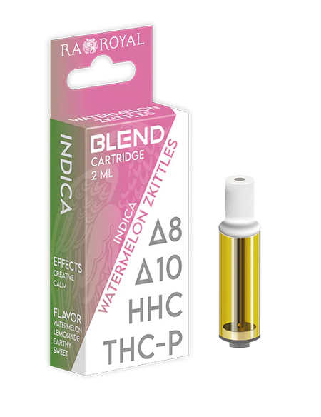 RA Royal CBD | Delta 8 + THC-P + Delta 10 + HHC Blend Vape Cartridge - 2mL Best Sales Price - Vape Cartridges