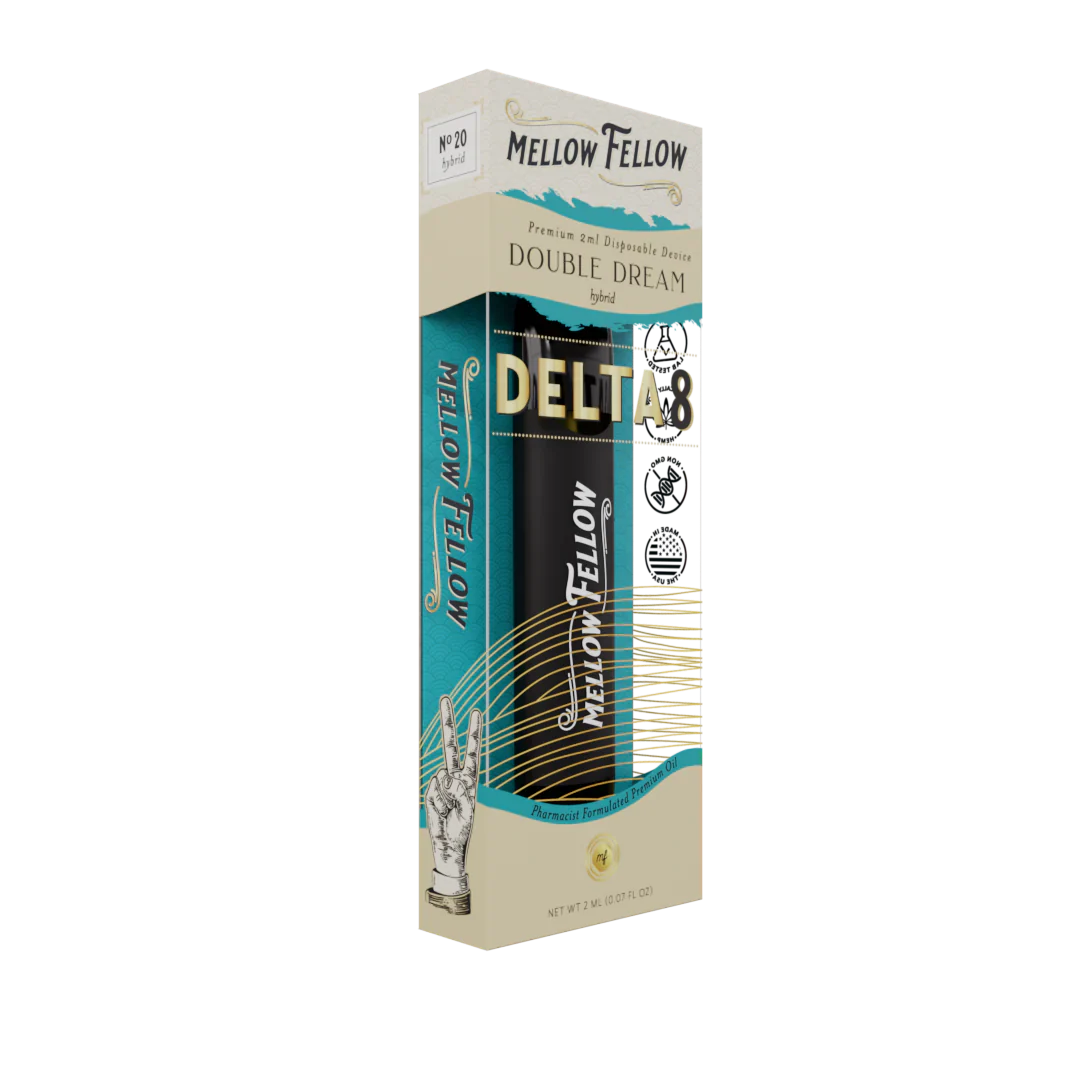 Mellow Fellow Delta 8 THC Premium 2ml Disposable Vape Double Dream Best Sales Price - Vape Pens