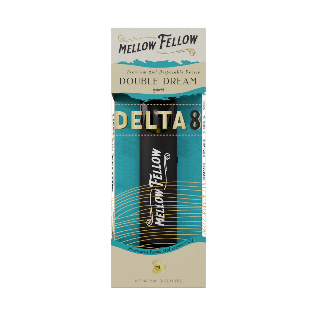Mellow Fellow Delta 8 THC Premium 2ml Disposable Vape Double Dream Best Sales Price - Vape Pens