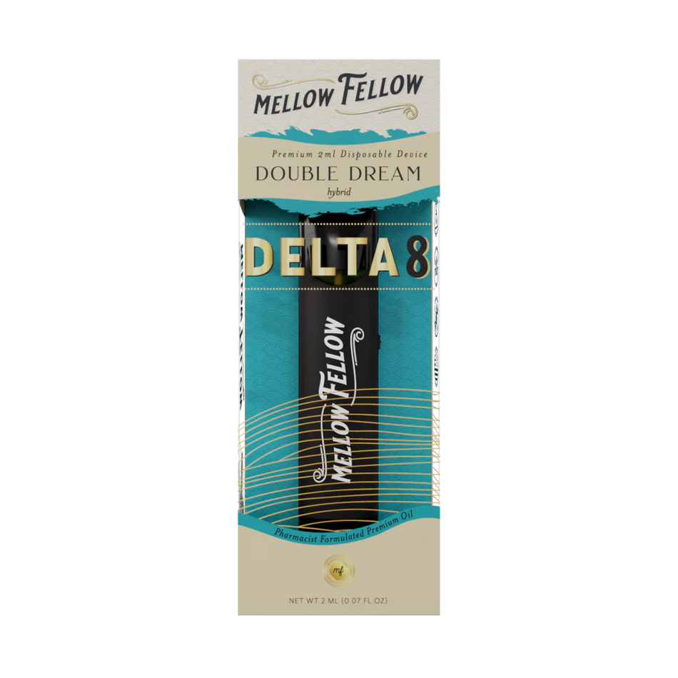 Mellow Fellow Delta 8 THC Premium 2ml Disposable Vape Double Dream Best Sales Price - Vape Pens