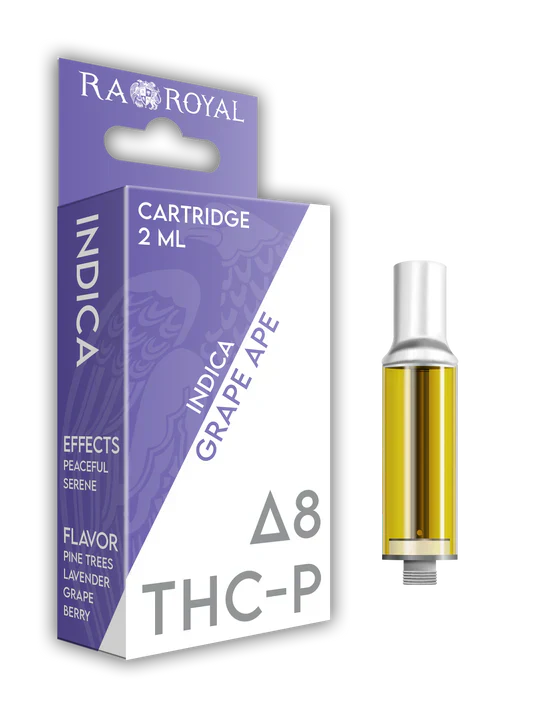 RA Royal CBD | Delta 8 + THC-P Vape Cartridge - 2mL Best Sales Price - Vape Cartridges