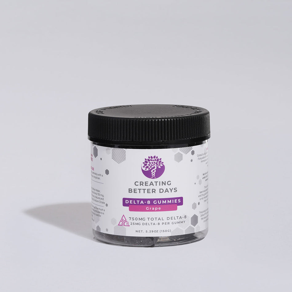 Grape Delta 8 Gummies 750 MG