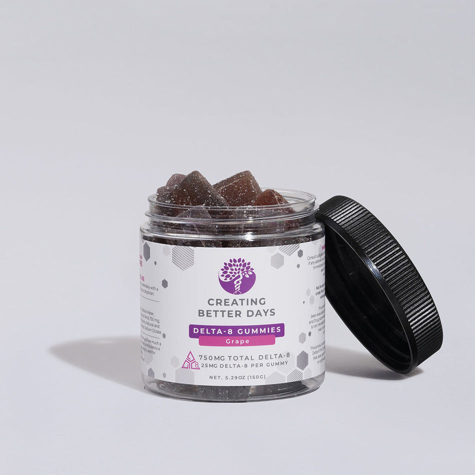 Grape Delta 8 Gummies 750 MG