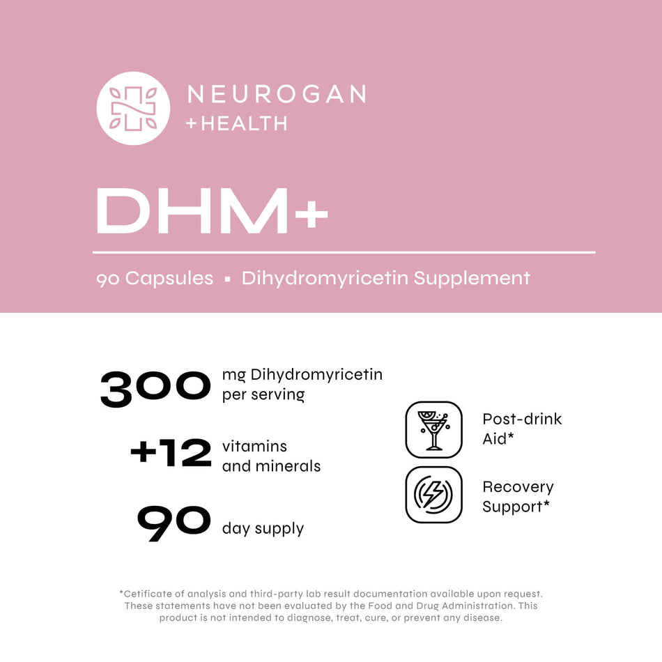 Neurogan Health Dihydromyricetin Capsules (DHM)